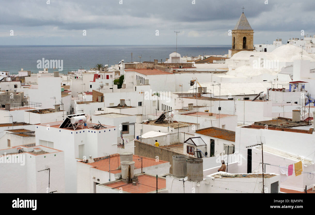 Conil de la Frontera. Costa de la Luz. White Town, Cadiz Province.  Andalucia. Spain Stock Photo - Alamy