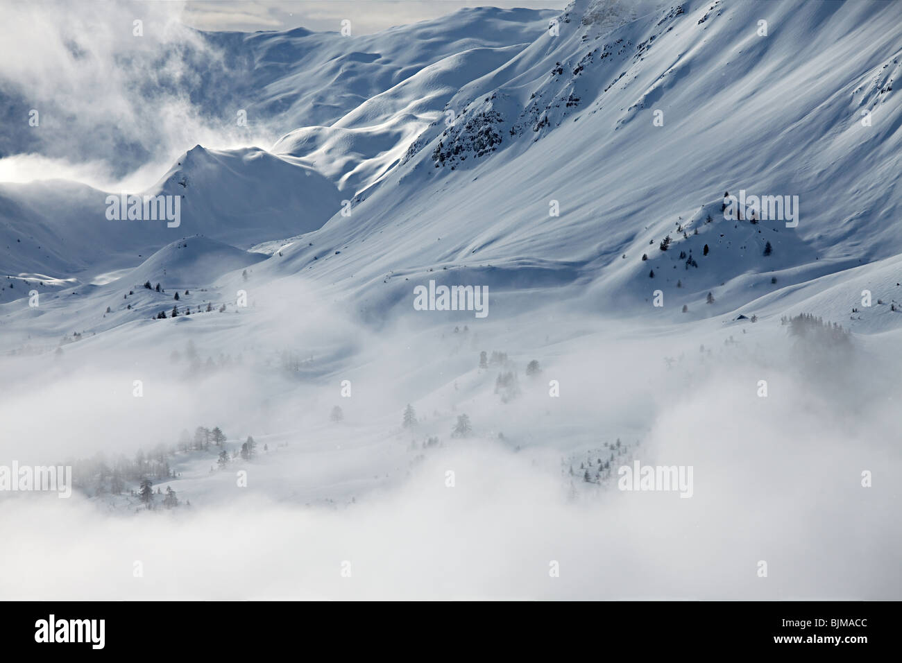 High mountain landscape in the Alps Stock Photo - Alamy