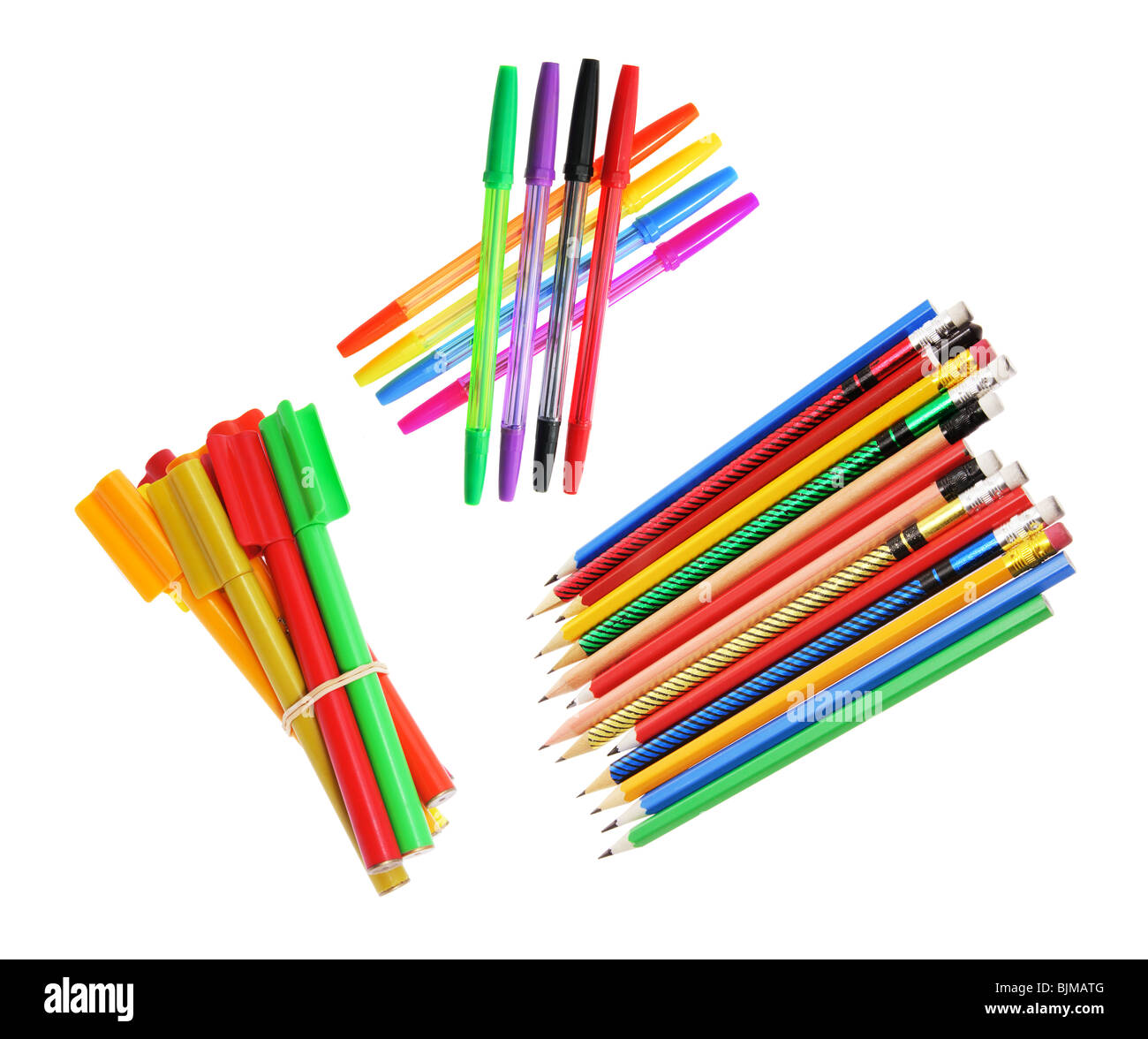 Pencils and Ballpoint Pens Stock Photo Alamy