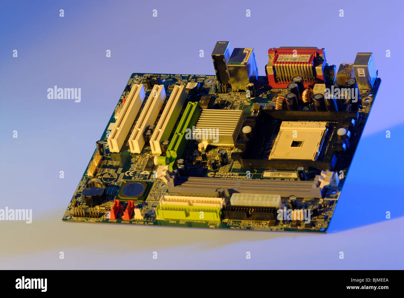old computer part,mother boards and chips Stock Photo Alamy