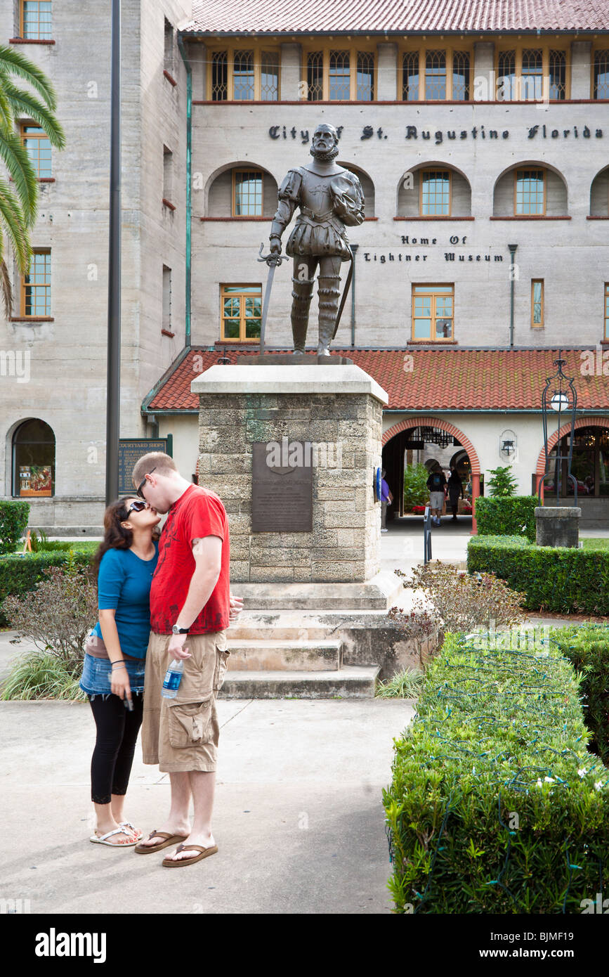 Pedro Menendez De Aviles St Augustine High Resolution Stock Photography ...