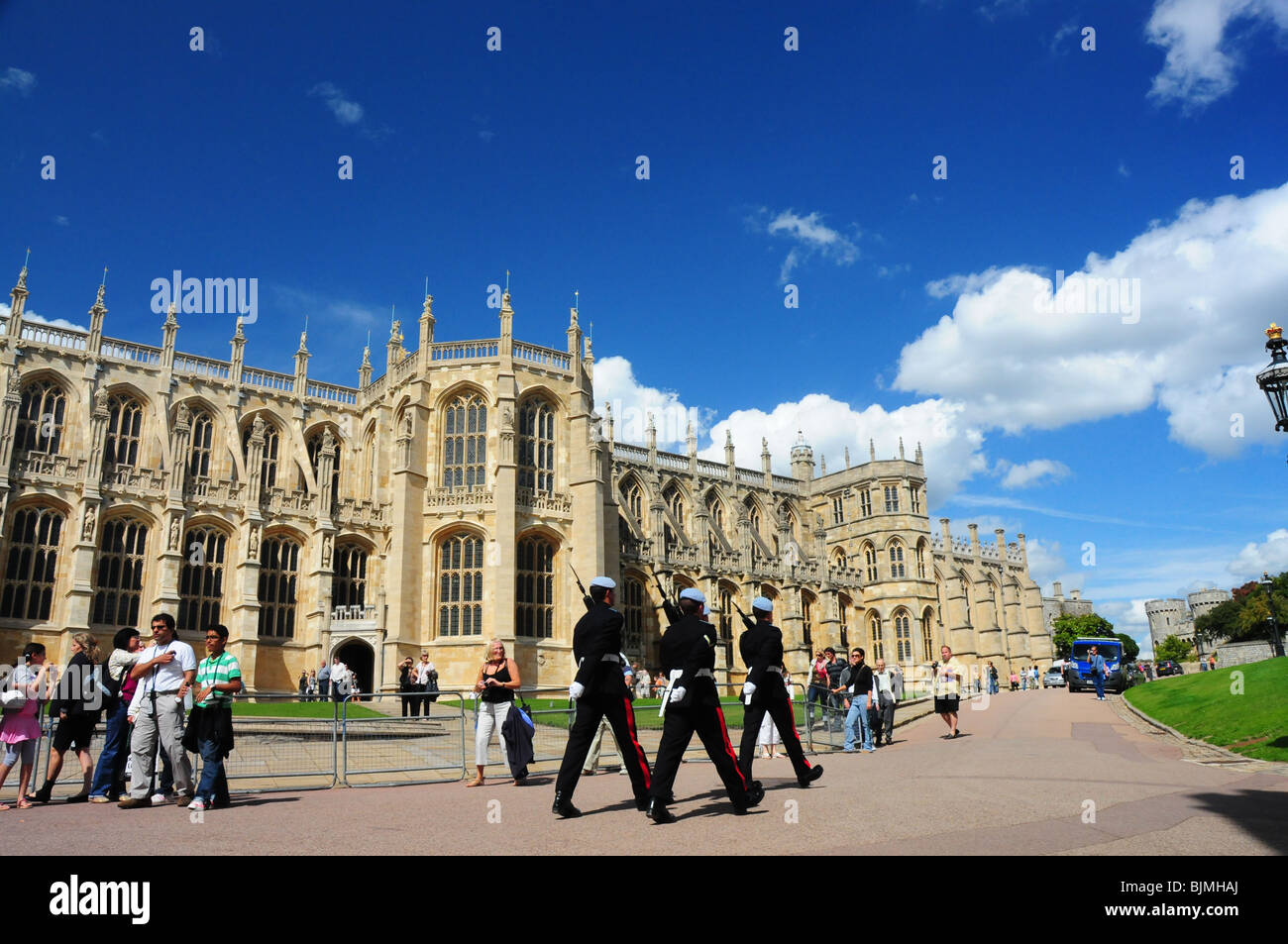 St. George&rsquo;s Chapel, Windsor Castle, Windsor, Berkshire, UK Stock Photo