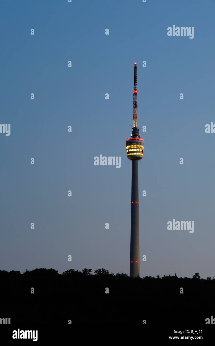 Fernsehturm Stuttgart, television tower, Stuttgart, Baden-Wuerttemberg ...