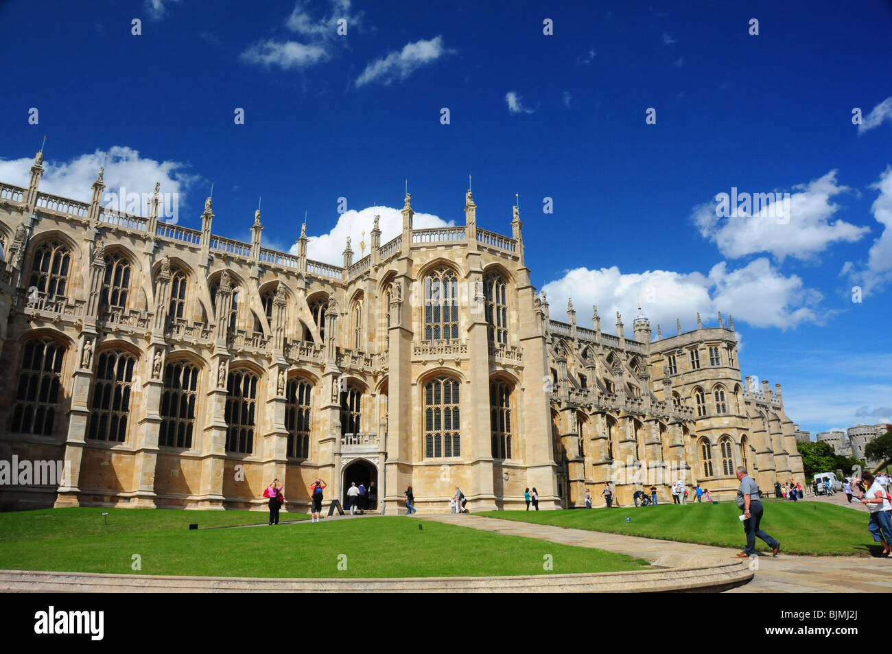St. George&rsquo;s Chapel, Windsor Castle, Windsor, Berkshire, UK Stock Photo