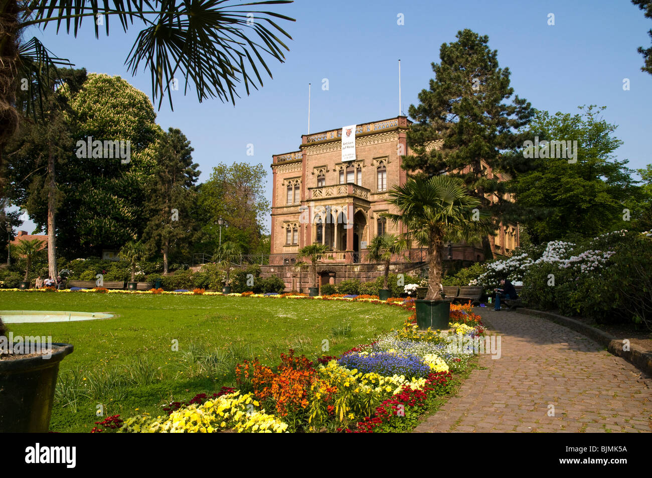 Colombischloessle House in Colombipark, Freiburg im Breisgau, Baden-Wuerttemberg, Germany, Europe Stock Photo