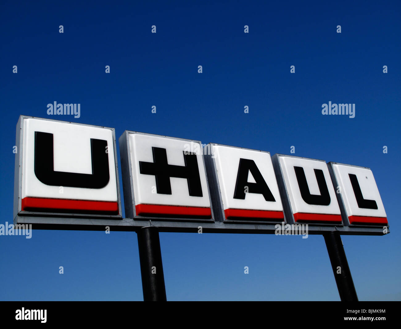 UHAUL sign in San Jose California Stock Photo