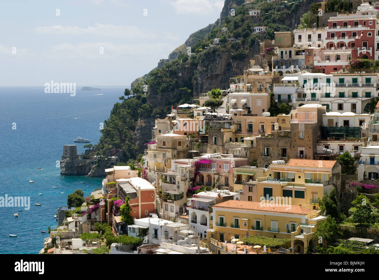 Italien, Kampanien, Amalfiküste, Positano | Italy, Campania, Amalfi Coast, Positano Stock Photo