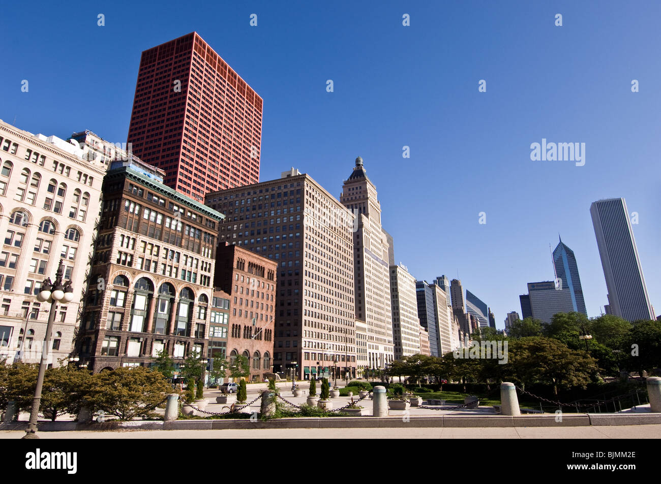 Michigan Ave Chicago Stock Photo Alamy