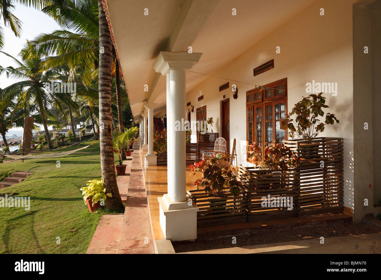 Bethsaida Hermitage resort near Kovalam, Kerala, southern India, India, Asia Stock Photo