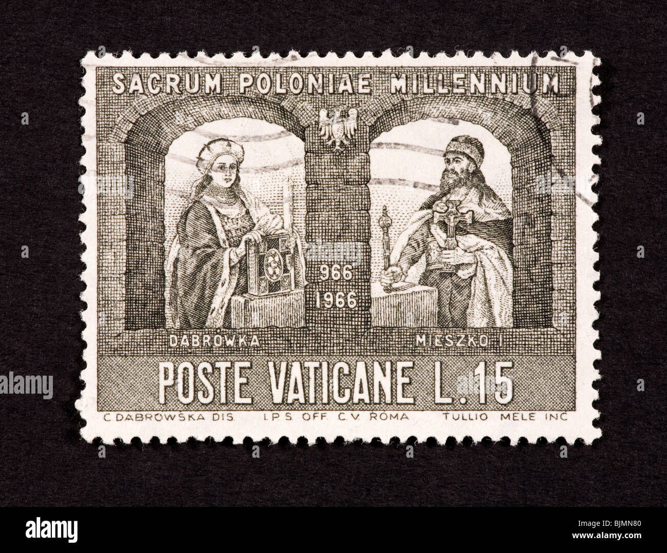 A59 Vatican 1969 The Church of St. Peter was established， Post Stamps  Postage Collection