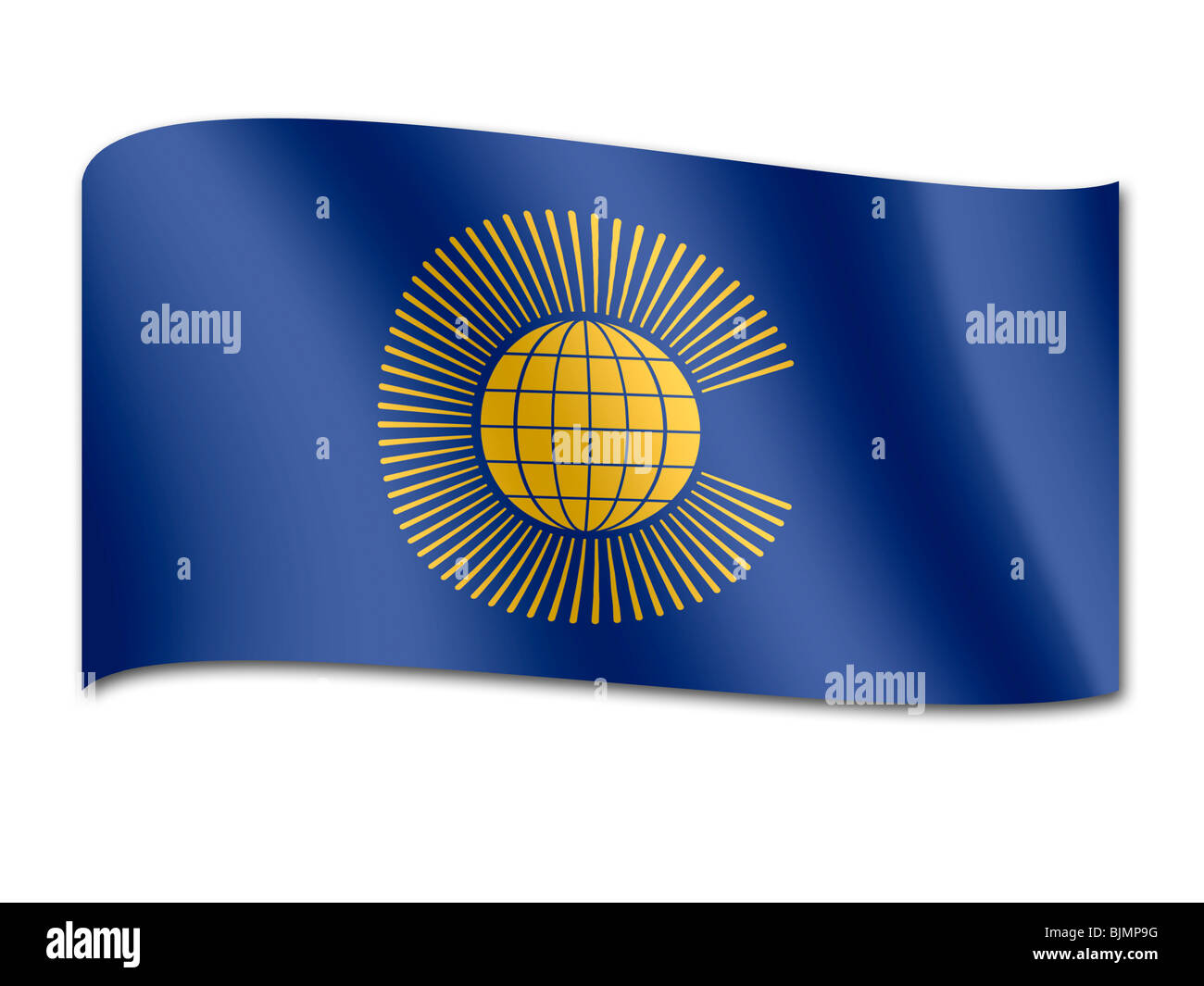 Flag of the Commonwealth of Nations Stock Photo