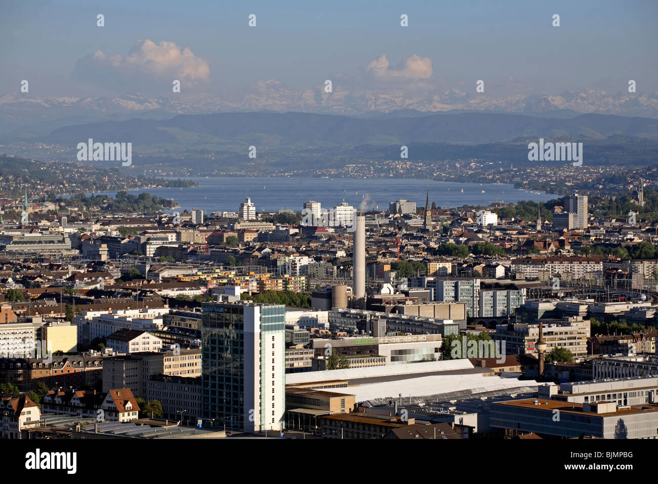 Panorama of Zurich, Switzerland Stock Photo