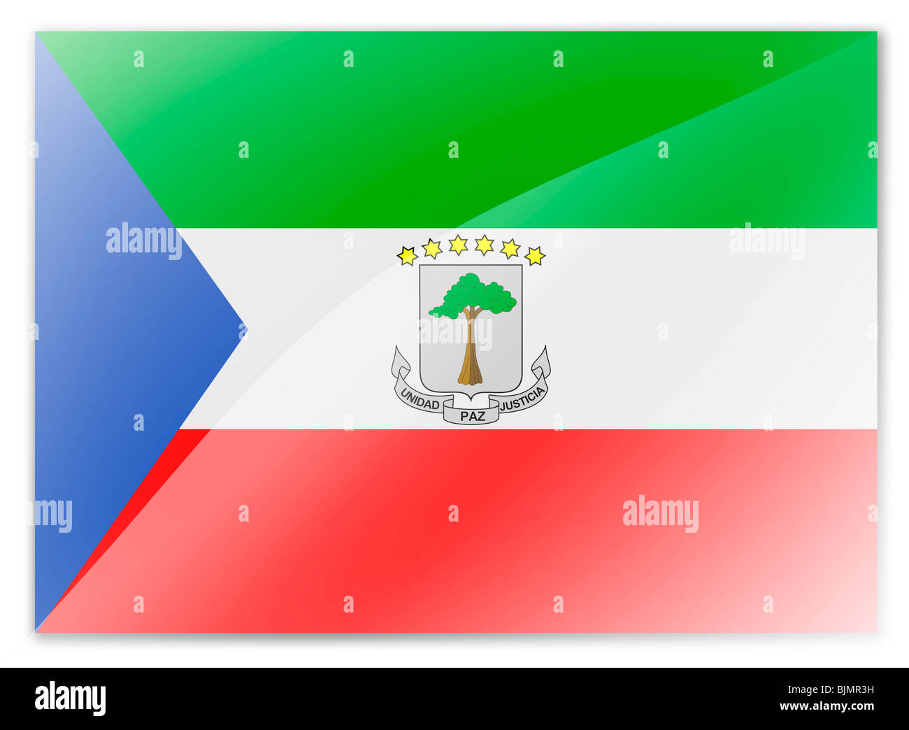 Equatorial guinea flag hi-res stock photography and images - Alamy
