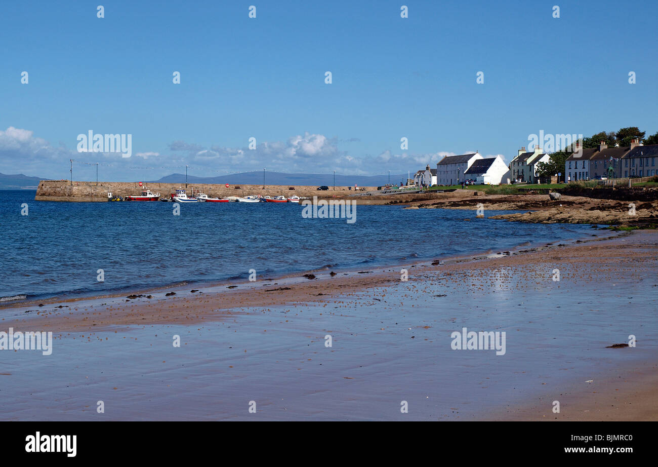 beach view in Portmahomack, Scotland Stock Photo