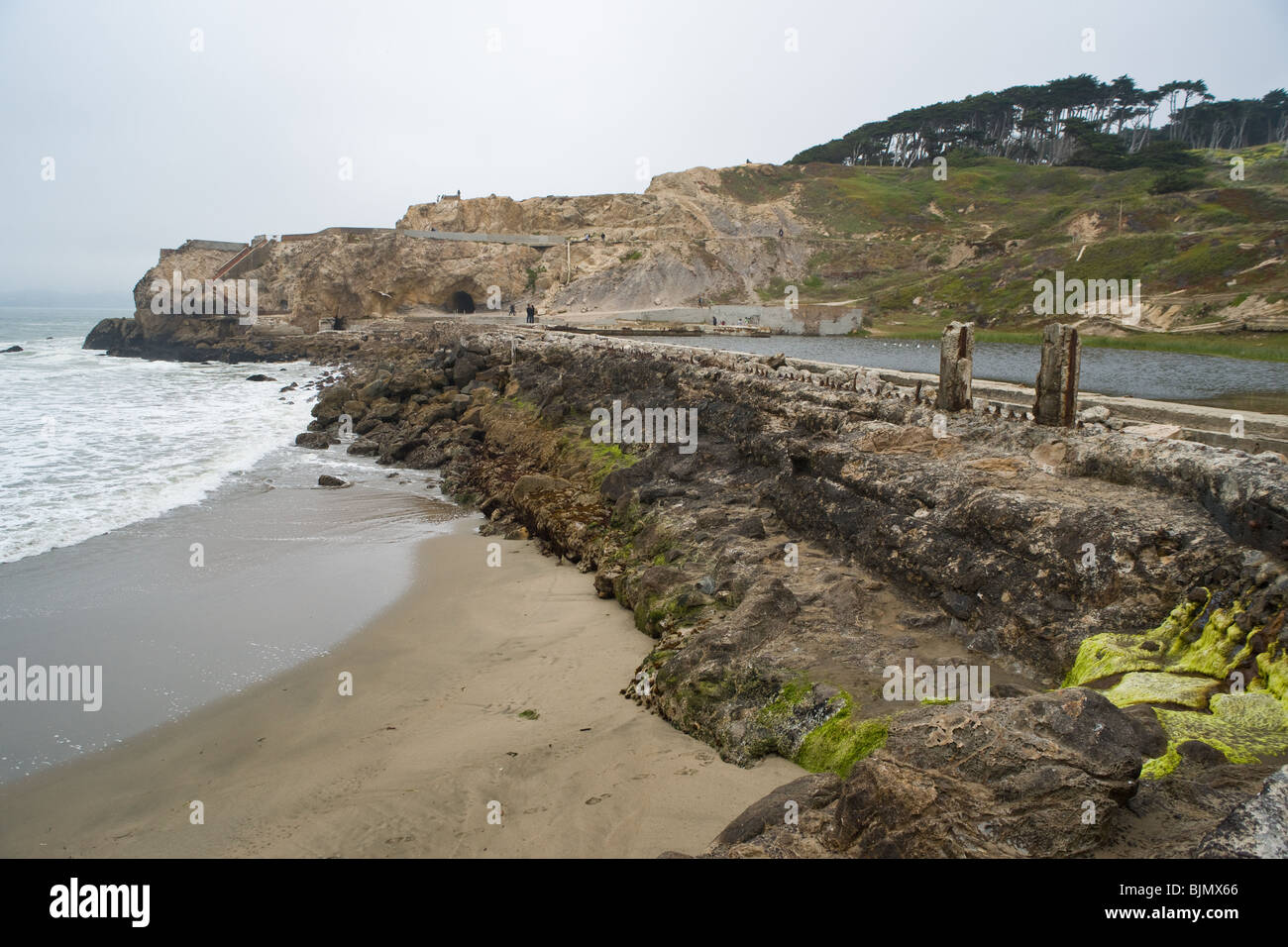 The ruins of the Sutro Baths in San Francisco Stock Photo Alamy