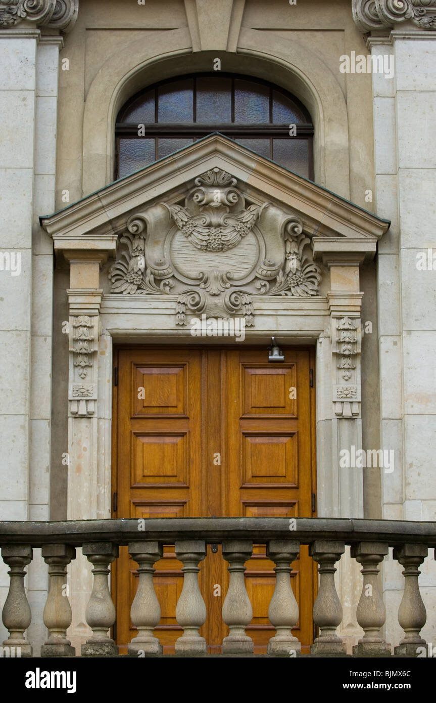 Door of the Franzosischer Dom 'French Cathedral' in Berlin Germany Europe Stock Photo