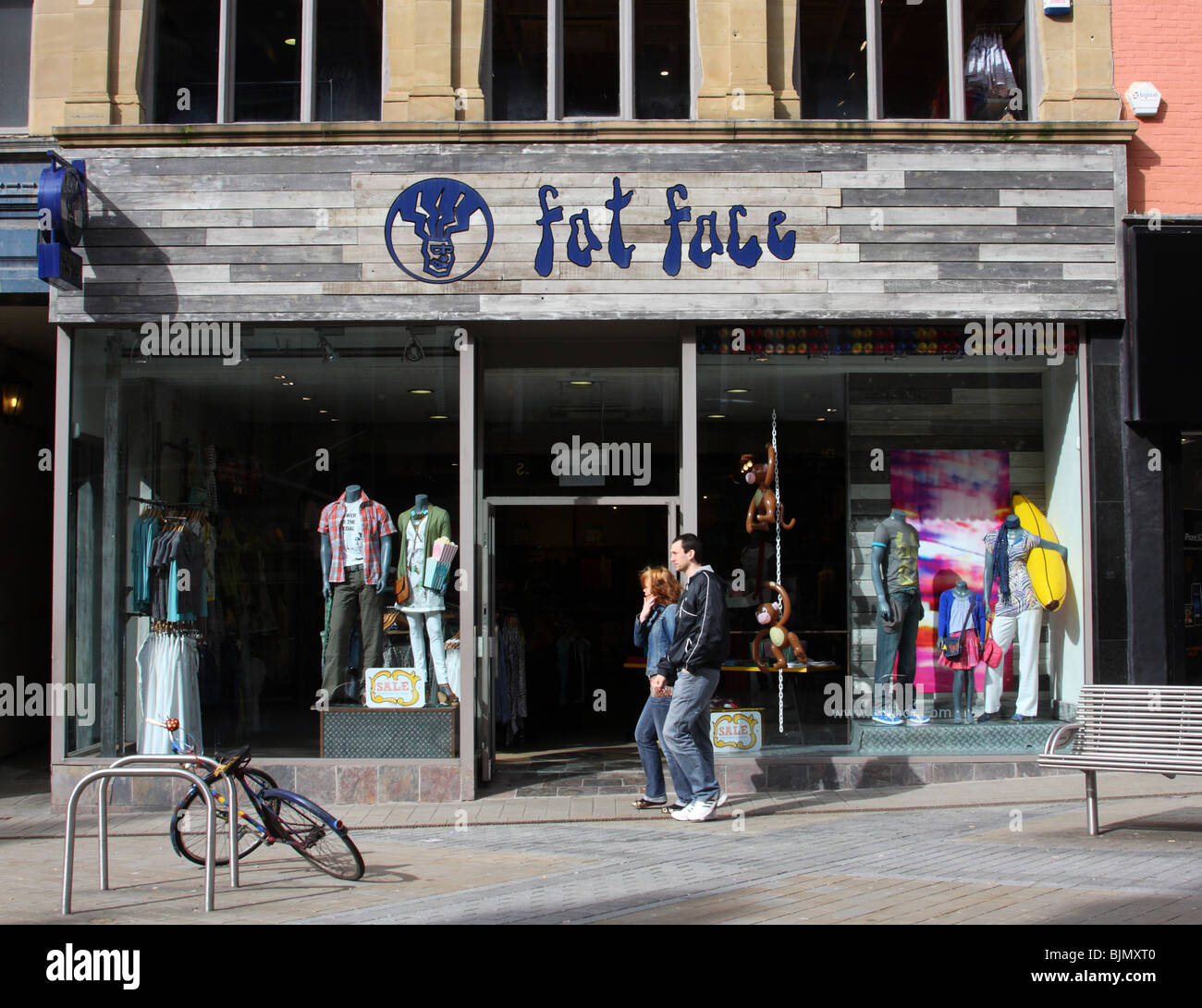 A Fat Face retail fashion outlet in Leeds, England, U.K. Stock Photo