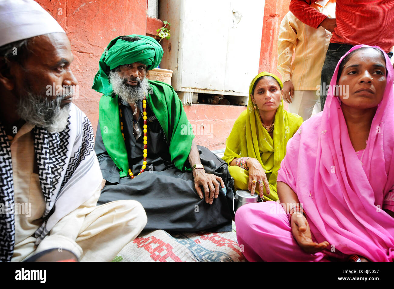 Muslims in Delhi, India Stock Photo