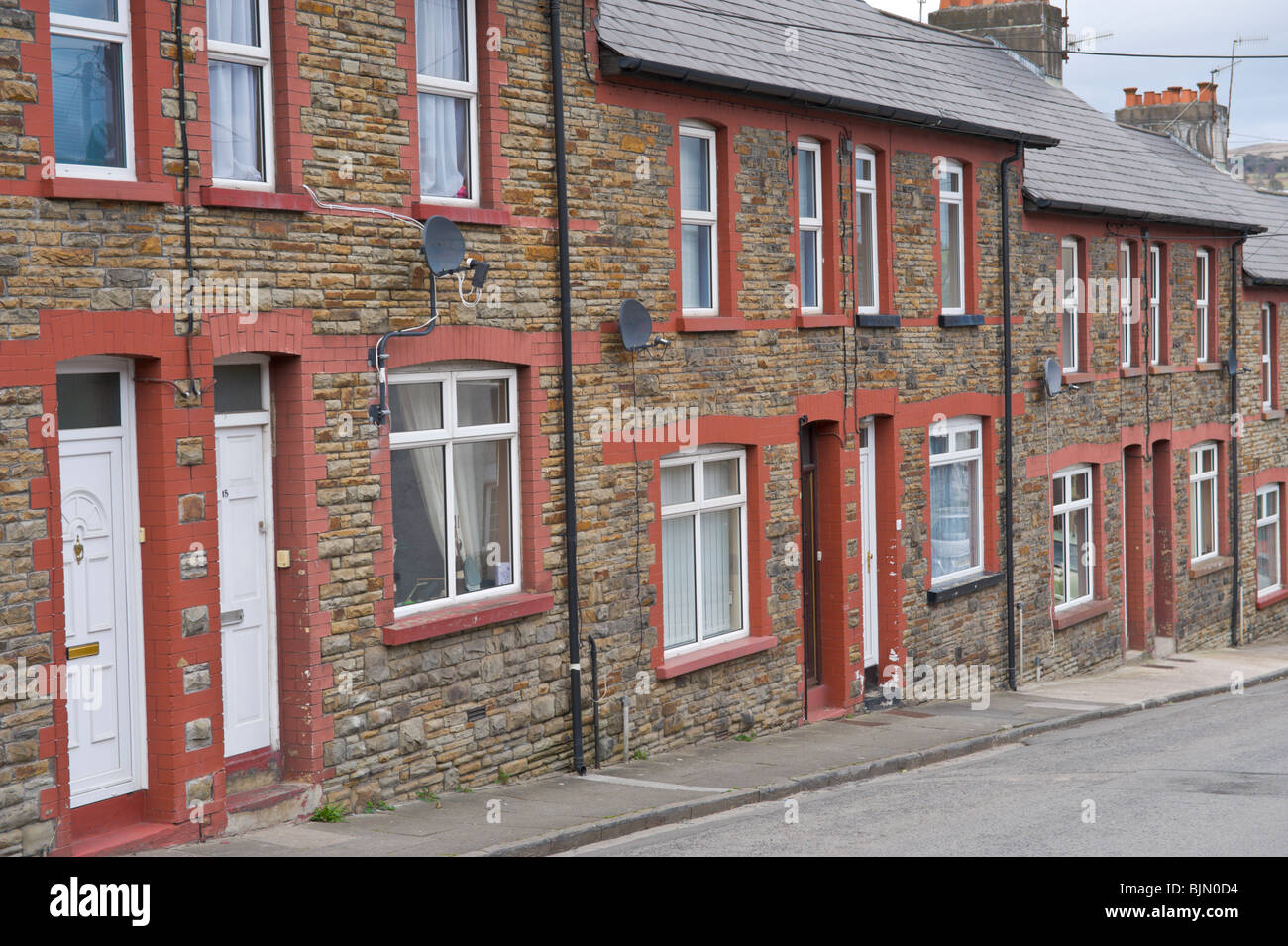 Victorian industrial workers housing renovated with upvc windows and
