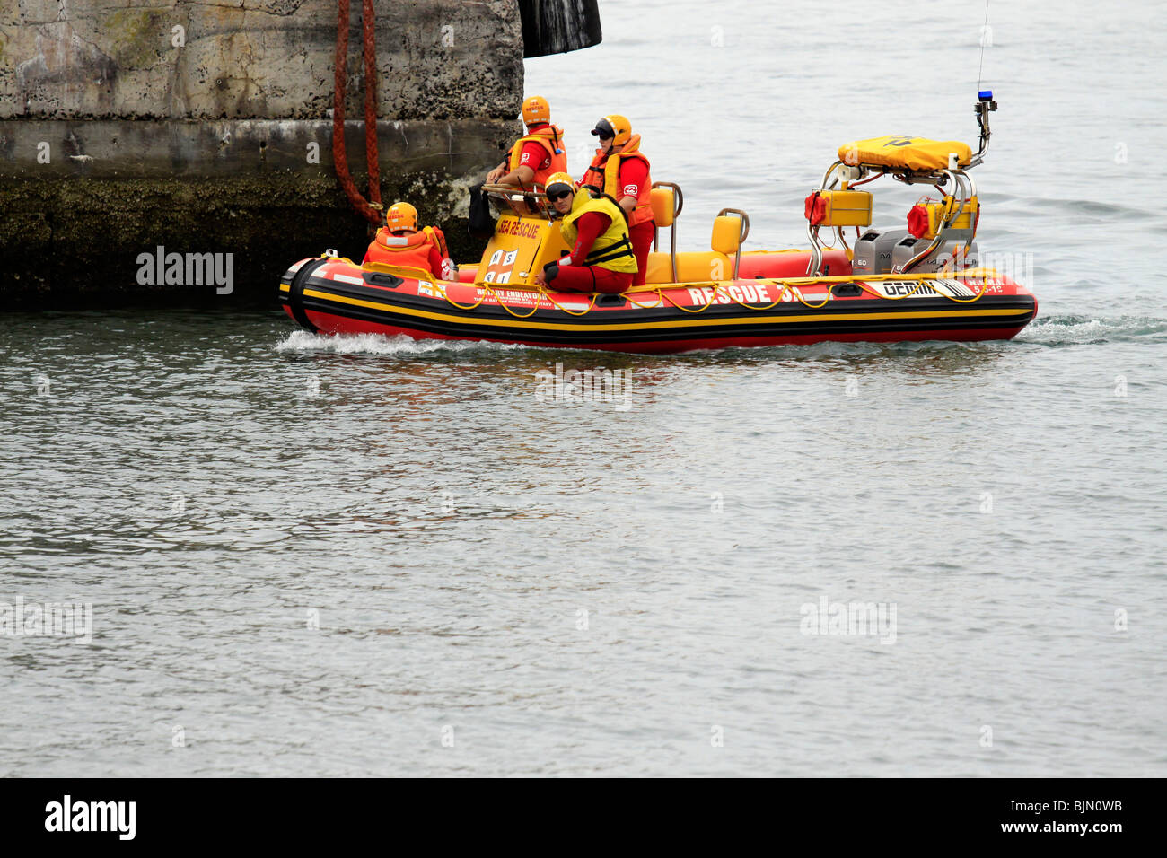 National Sea Rescue Institute crew in V&A Waterfront ,Cape Town, South ...