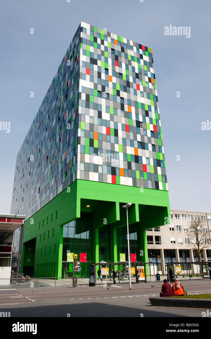 Exterior of modern building housing Stichting University of California the Netherlands at Utrecht University in The Netherlands Stock Photo