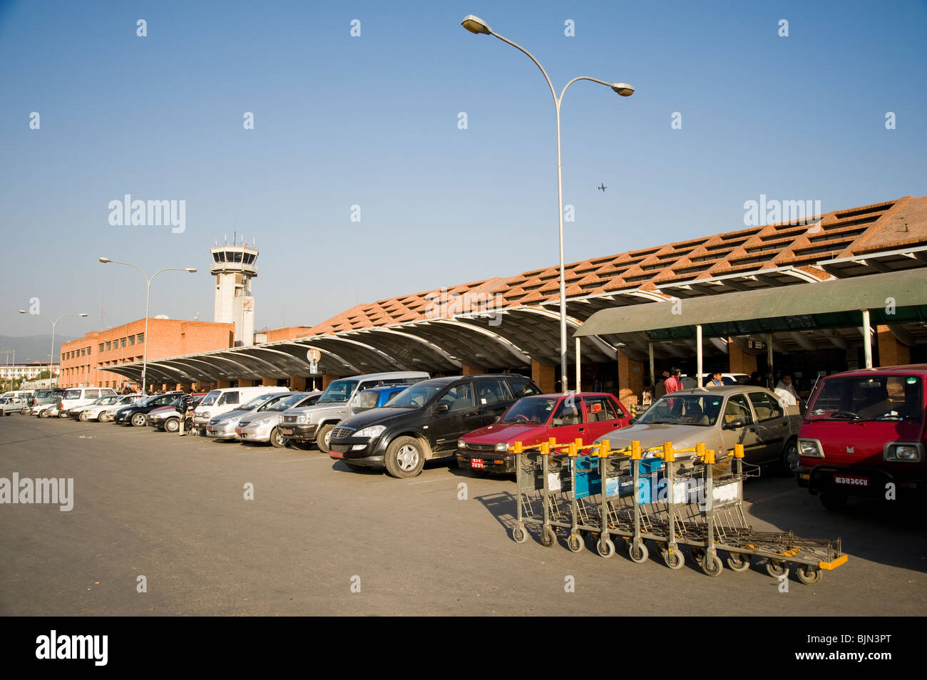 Tribhuvan International Airport in Kathmandu Nepal Stock Photo