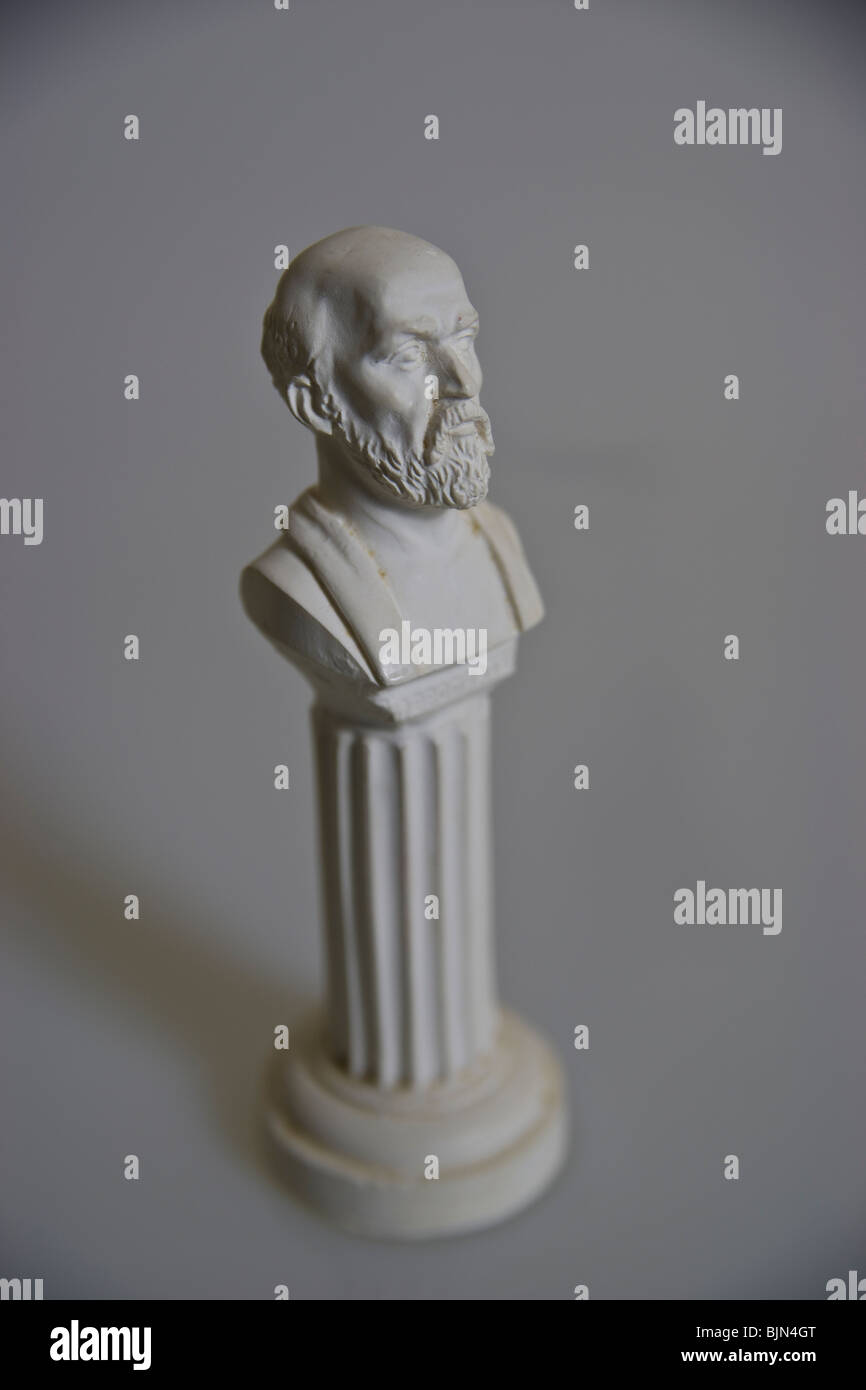 Bust of Hippocrates Stock Photo - Alamy