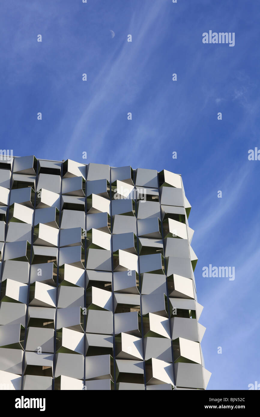 The cheese grater or cheesegrater multistorey car park in Sheffield