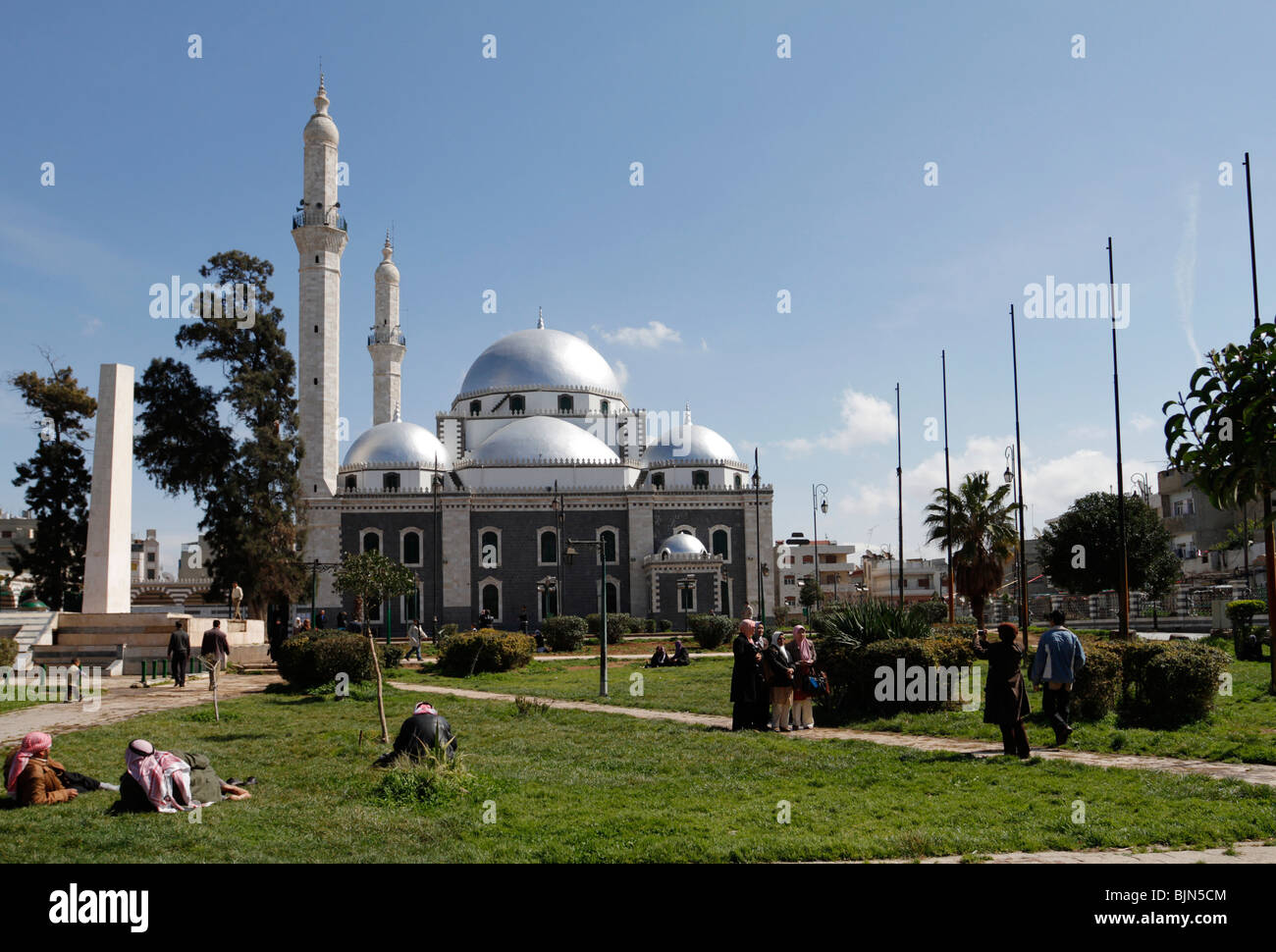 Khalid Al-Walid Mosque in Homs, Syria. Stock Photo