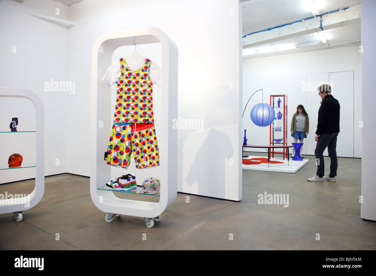 Matthew Darbyshire solo exhibition at Herald Street gallery in London Stock Photo