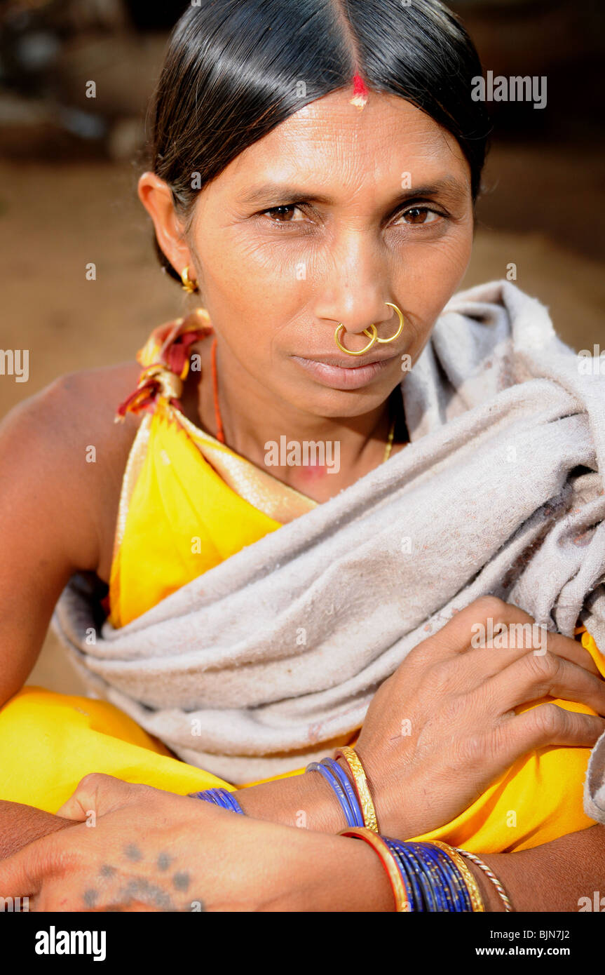 Tribal woman. Stock Photo