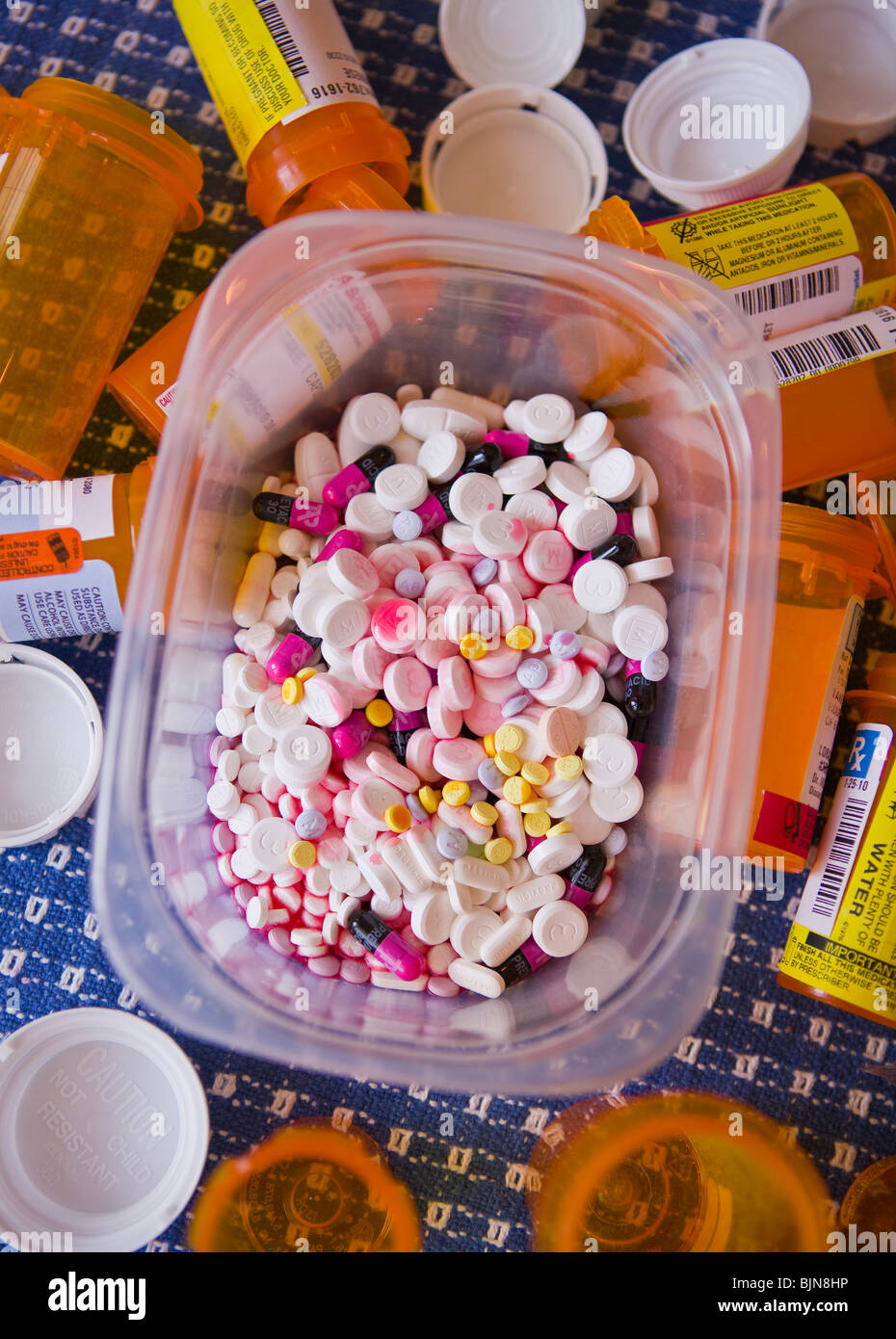 NEW YORK, USA Prescription drugs, pills, capsules Stock Photo Alamy