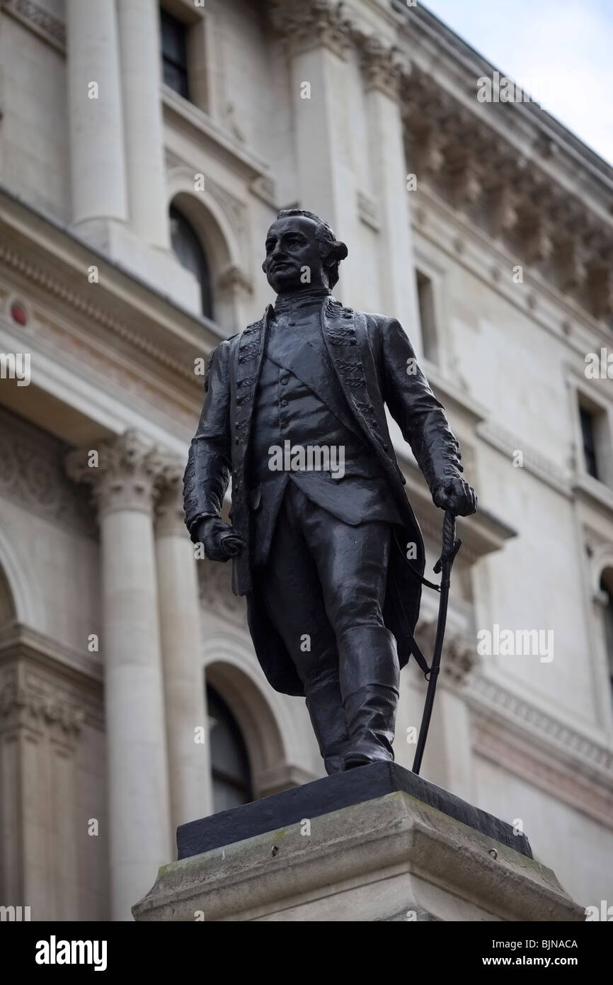 Statue of Clive of India or Clive of Bengal near the Foreign Office