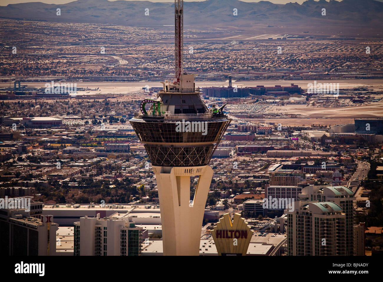 Aerial view of Las Vegas, Nevada Stock Photo Alamy
