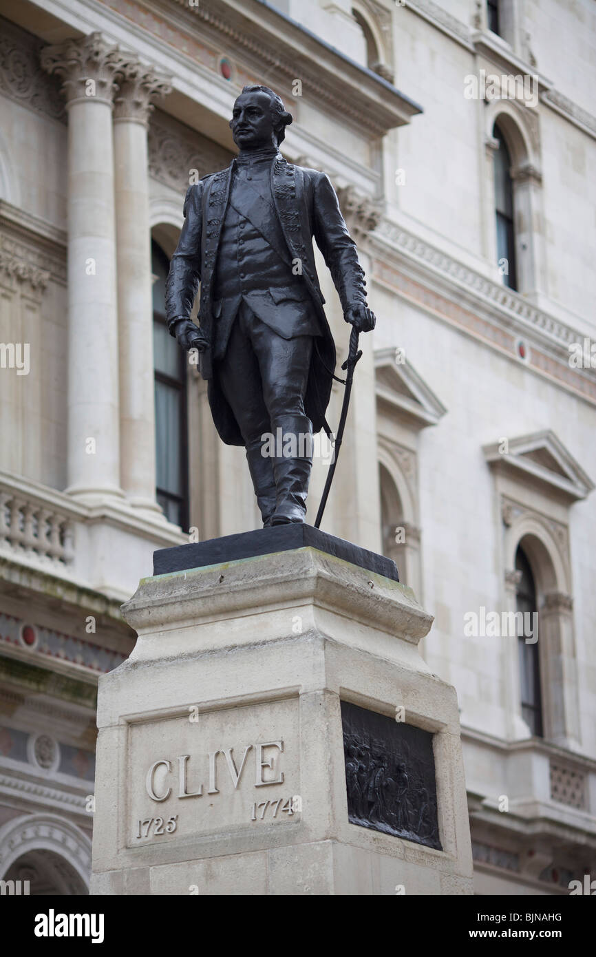 Statue of Clive of India or Clive of Bengal near the Foreign Office