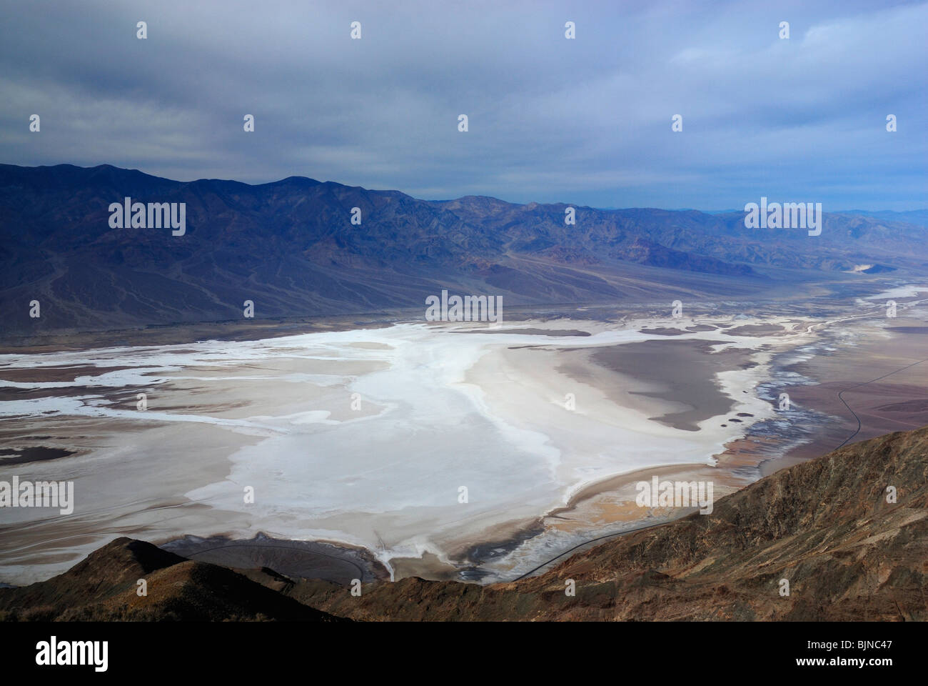 Scenic view of Death Valley, California state Stock Photo