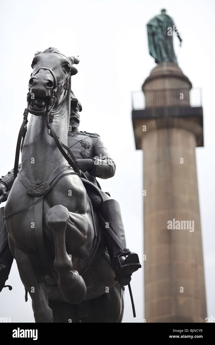 Equestrian bronze statue to King Edward VII by Sir Bertram MacKennal