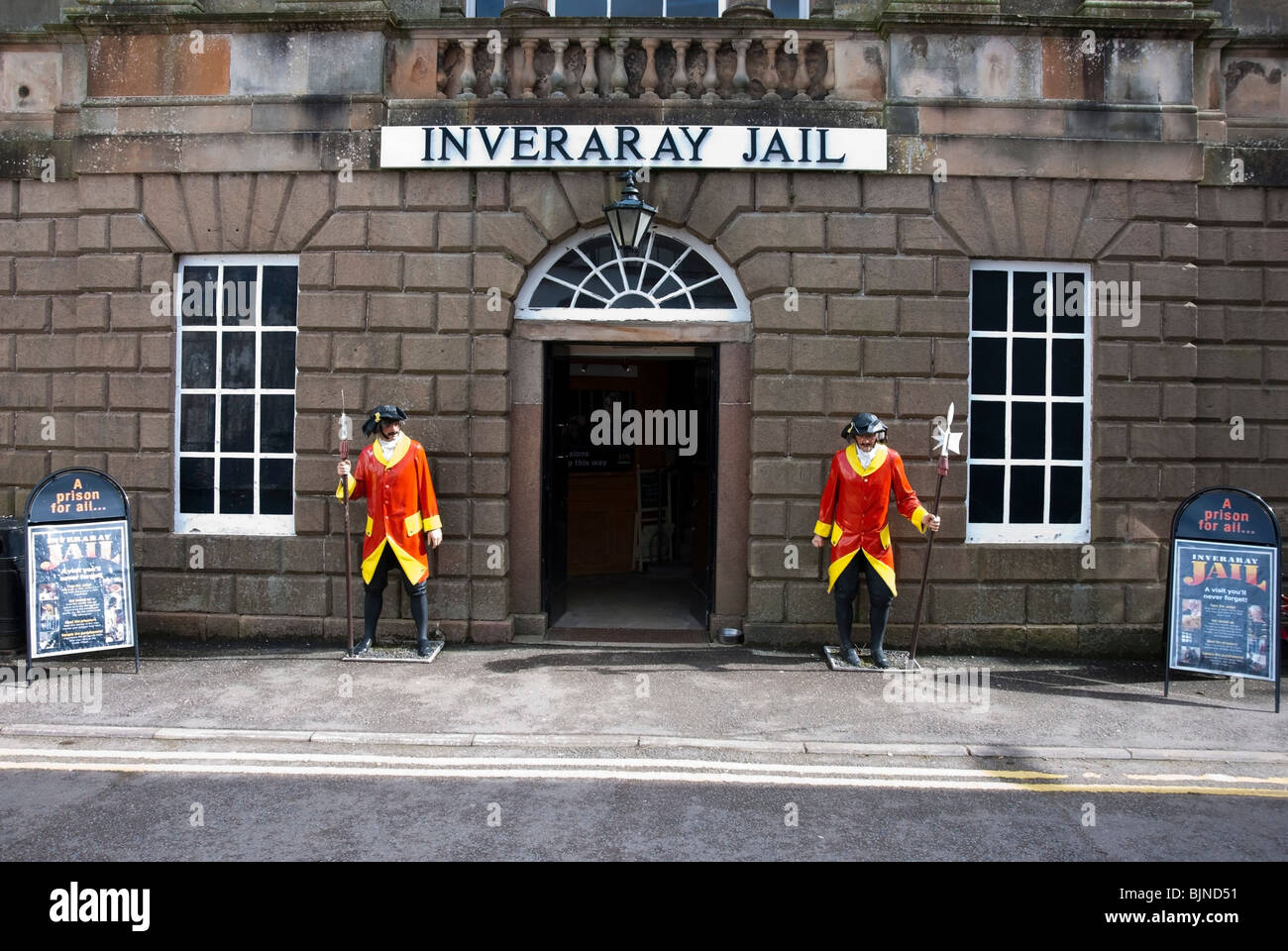 Inveraray Jail Church Square Argyll Stock Photo