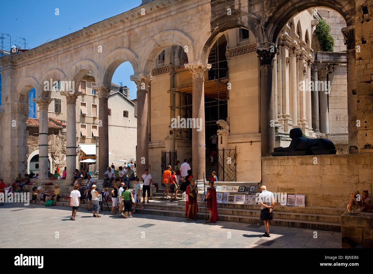 Palace of Diocletian, Split, Croatia Stock Photo