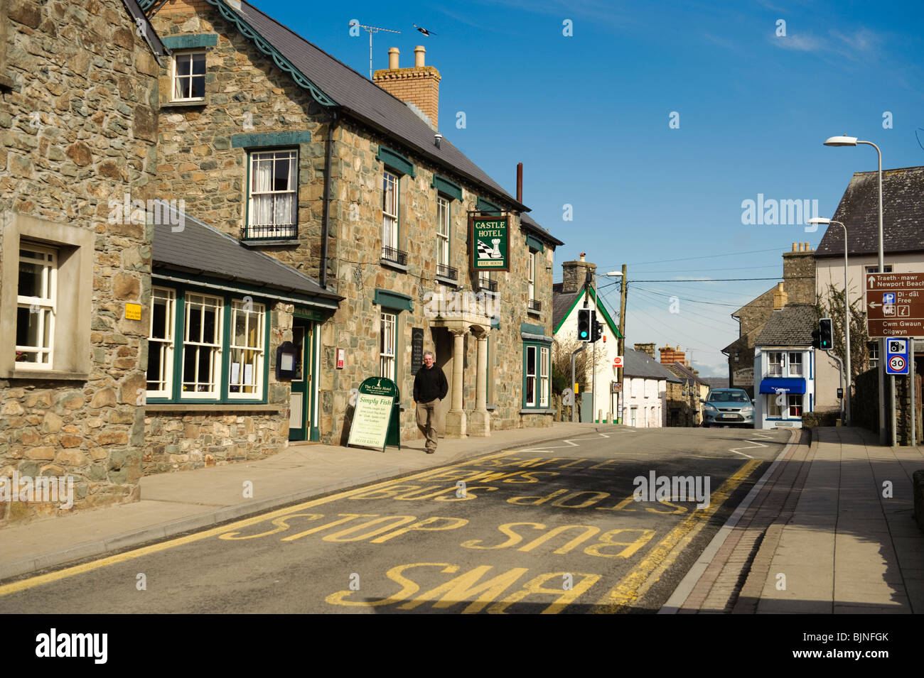 Newport Pembrokeshire Stock Photos Newport Pembrokeshire Stock Images