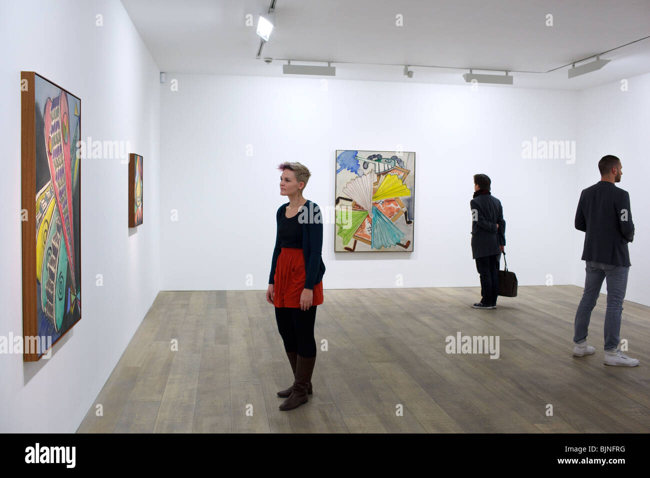 Ansel Krut exhibition at Modern Art gallery in London Stock Photo