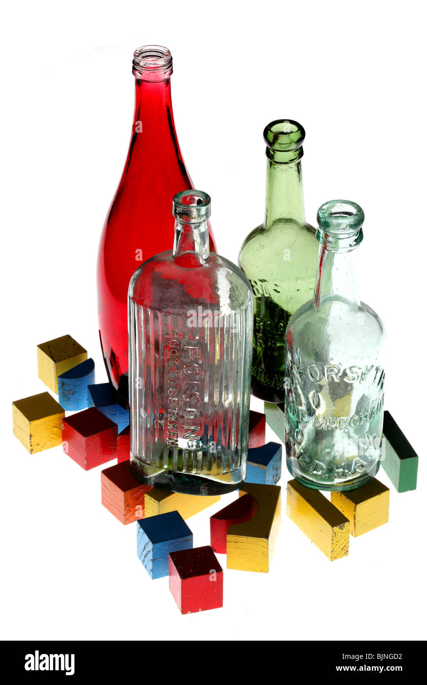 Group clear glass wine bottles hires stock photography and images Alamy