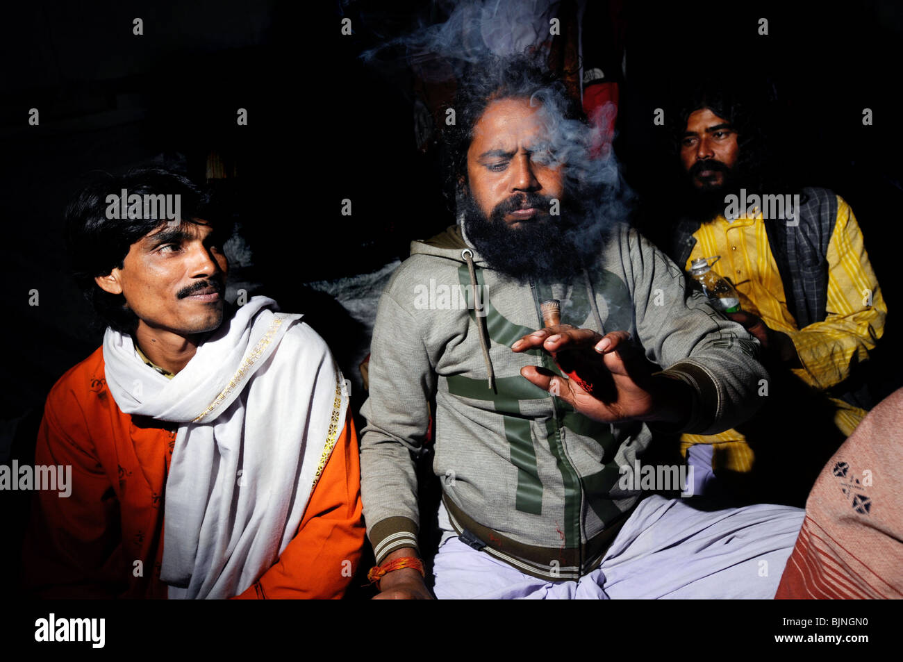 Fakir singers in Calcutta, India Stock Photo