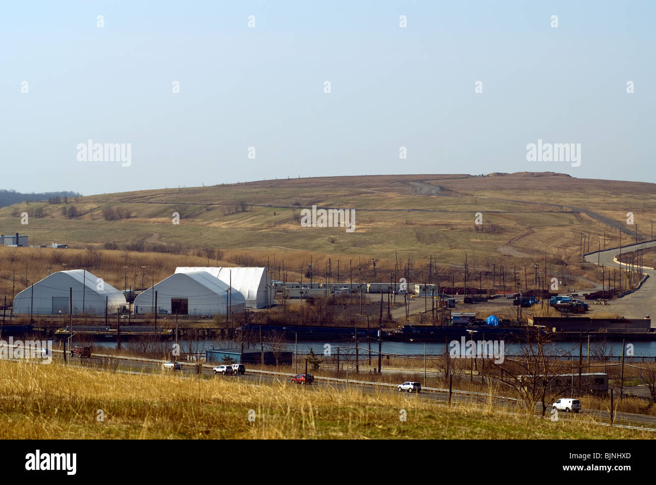 West Mound at the Fresh Kills Landfill in Staten Island in New York