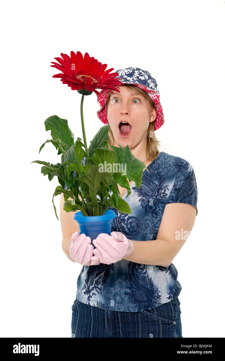 Shock surprise woman jaw dropping hi-res stock photography and images