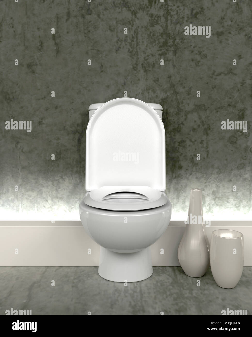 3d render of contemporary toilet Stock Photo Alamy
