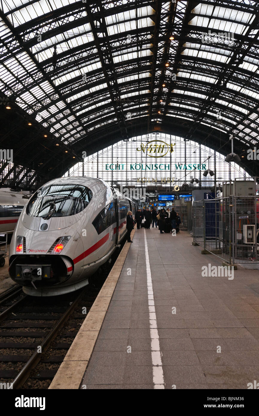 Railway station at Cologne, Germany Stock Photo - Alamy