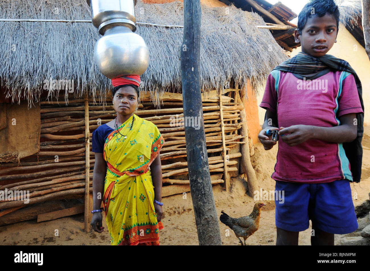 tribal-people-in-india-stock-photo-alamy