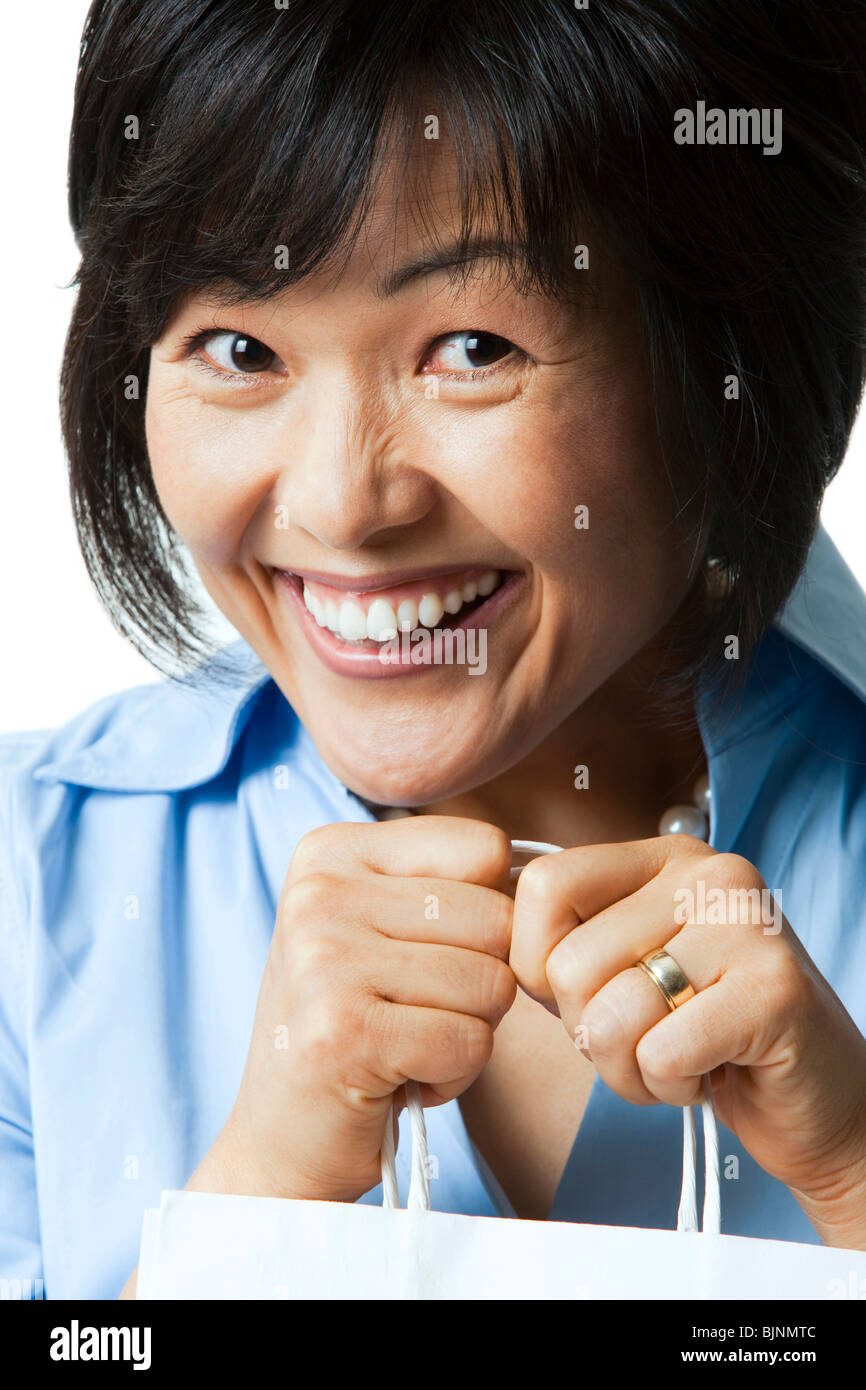 Asian shopping above hi-res stock photography and images - Alamy