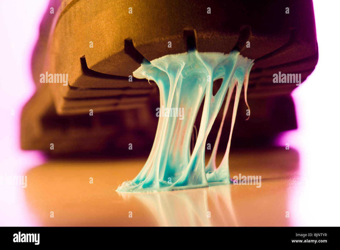 Chewing gum shoe hires stock photography and images Alamy